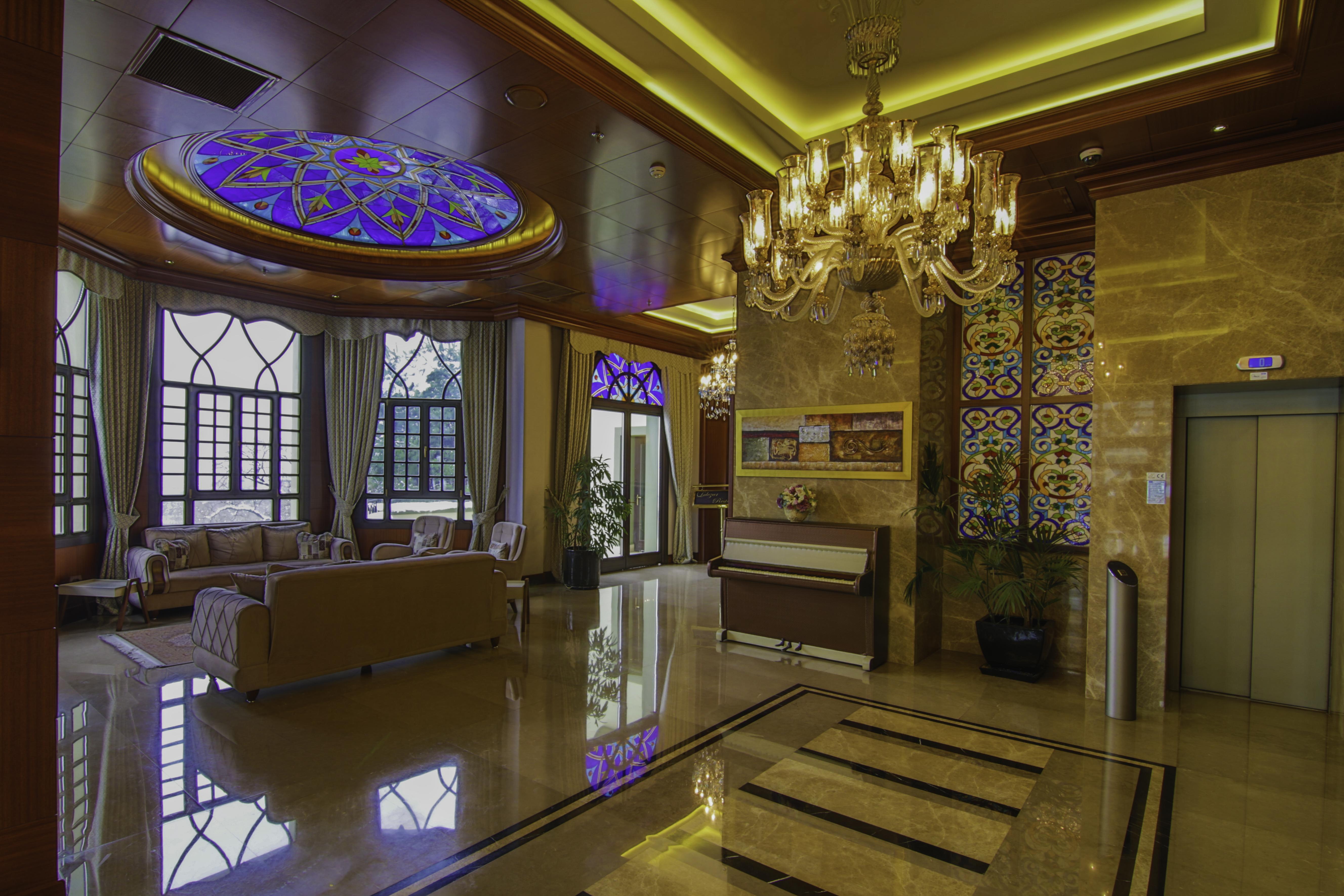 Hotel Celik Palas Convention Center & Thermal Spa Bursa Exterior foto Lobby